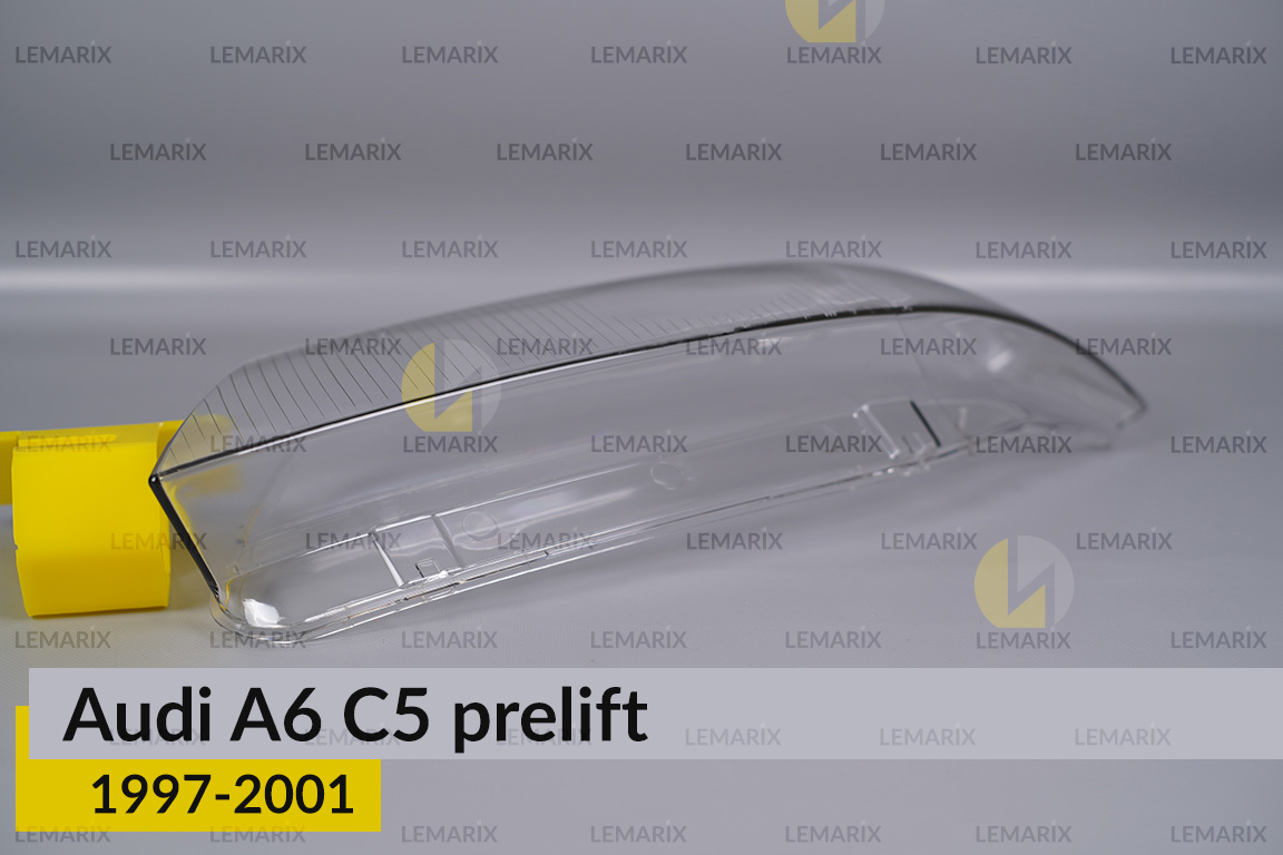 Скло фари Audi A6 C5 (1997-2001) дорест ліве