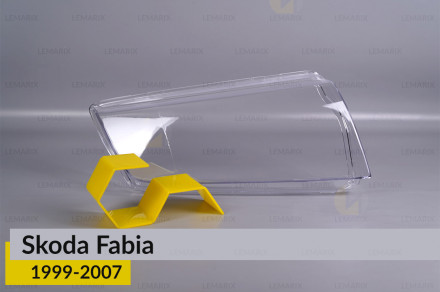 Скло фари Skoda Fabia (1999-2007) праве