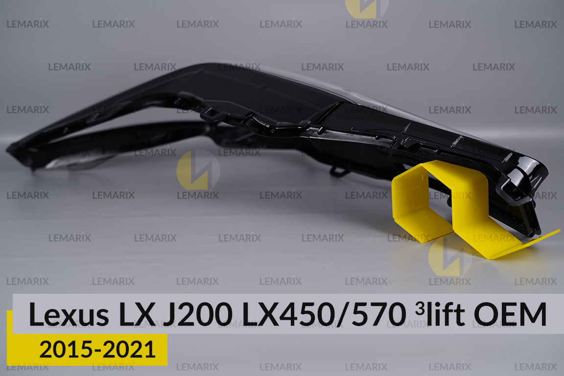 Стекло фары Lexus LX J200 LX450/570 OEM (2015-2021) 3 рест левое