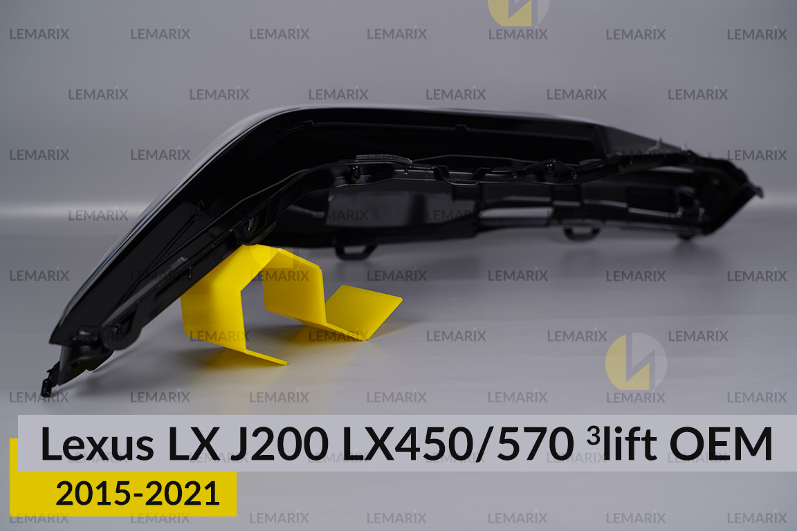 Стекло фары Lexus LX J200 LX450/570 OEM (2015-2021) 3 рест левое