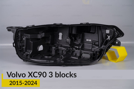 Корпус фари Volvo XC90 3 лінзи (2015-2024) лівий