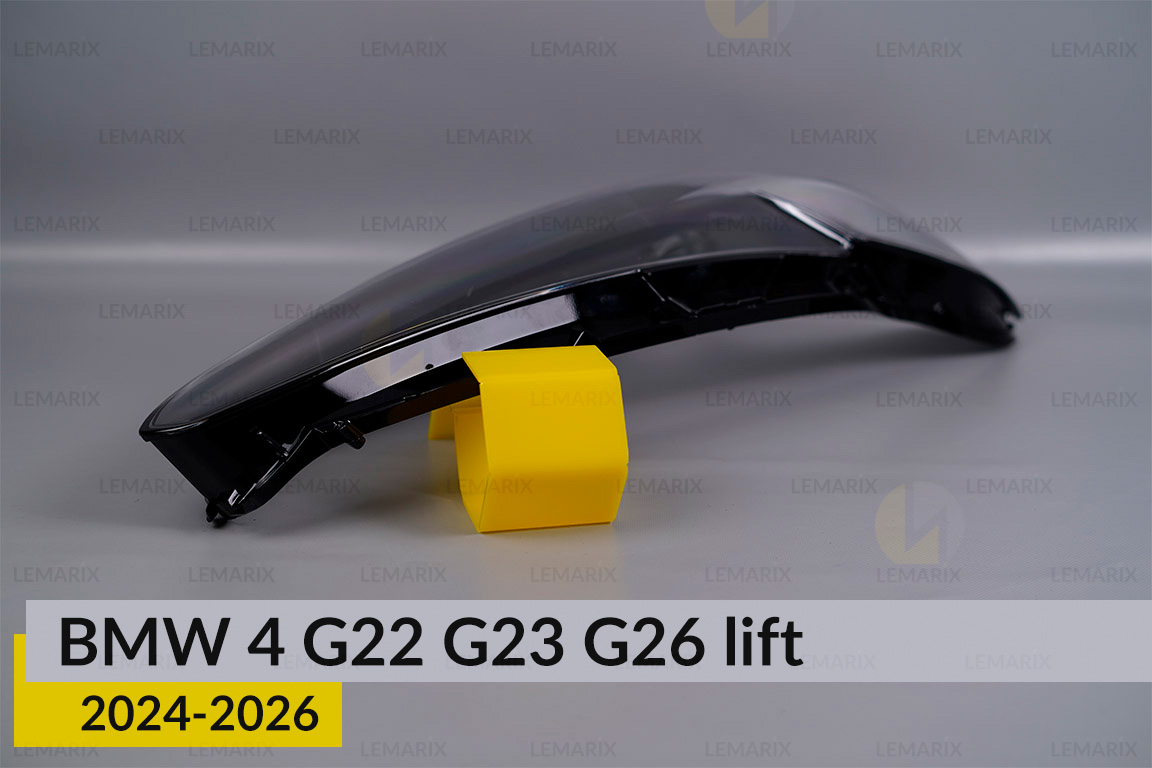 Скло фари BMW 4 G22 G23 G26 (2024-2026) рест праве