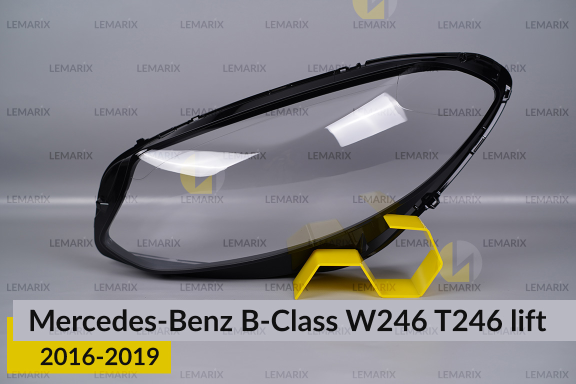 Стекло фары Mercedes-Benz B-Class W246 T246 (2016-2019) рест левое