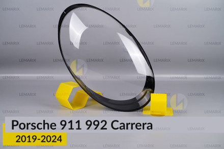 Стекло фары Porsche 911 992 Carrera (2019-2025) правое