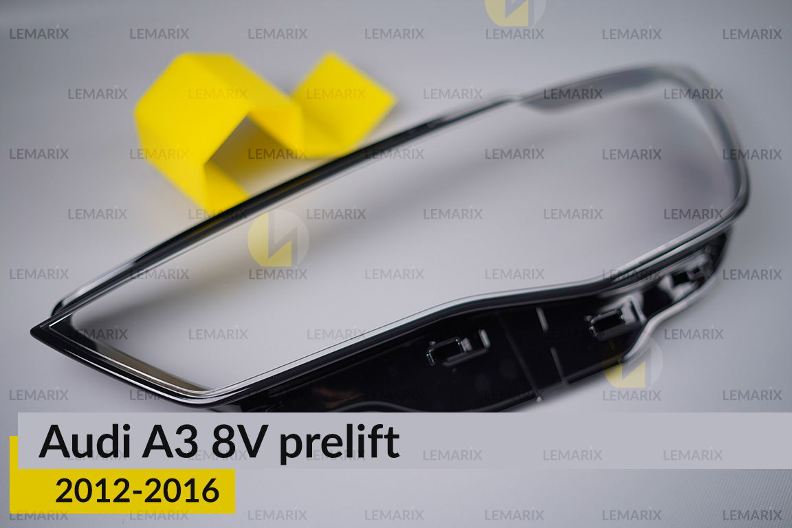 Скло фари Audi A3 8V (2012-2016) дорест ліве