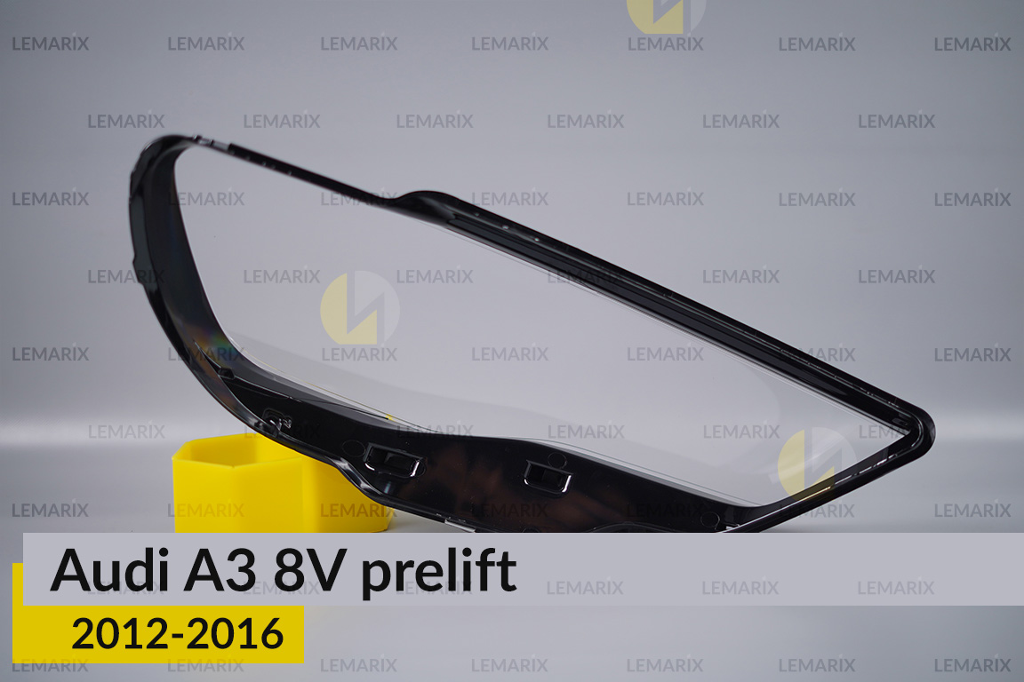 Скло фари Audi A3 8V (2012-2016) дорест ліве