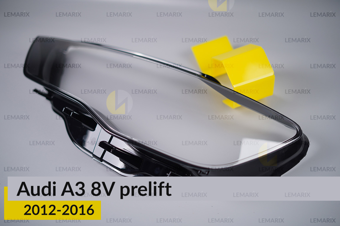 Скло фари Audi A3 8V (2012-2016) дорест ліве