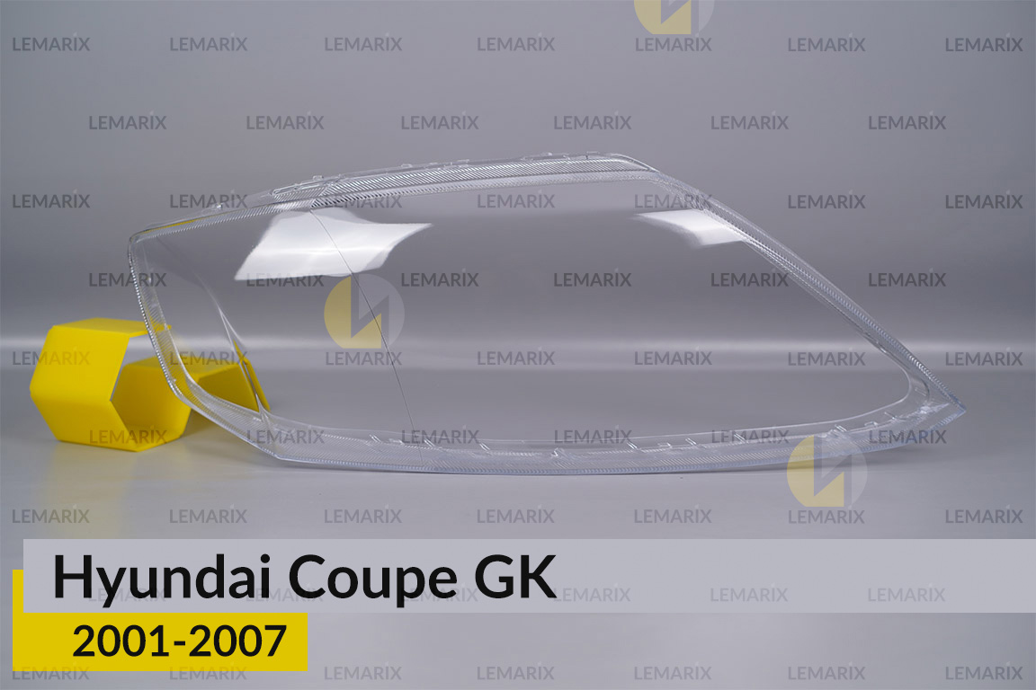 Скло фари Hyundai Coupe GK (2001-2007) праве