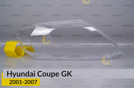 Скло фари Hyundai Coupe GK (2001-2007) праве