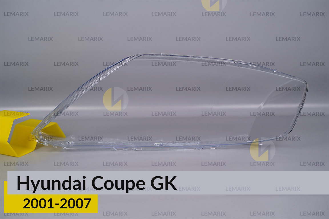 Скло фари Hyundai Coupe GK (2001-2007) праве
