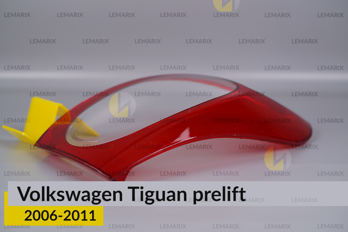 Скло заднього ліхтаря зовнішнє в крилі VW Volkswagen Tiguan (2006-2011) дорест ліве