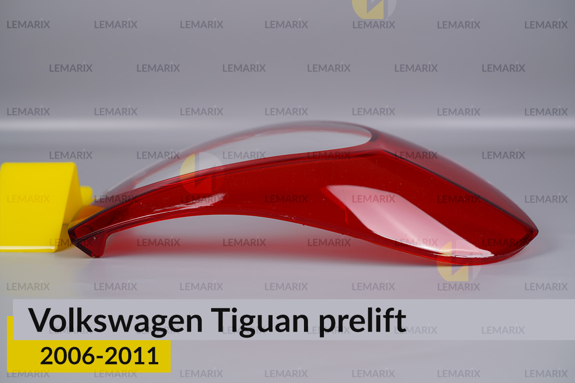 Скло заднього ліхтаря зовнішнє в крилі VW Volkswagen Tiguan (2006-2011) дорест ліве