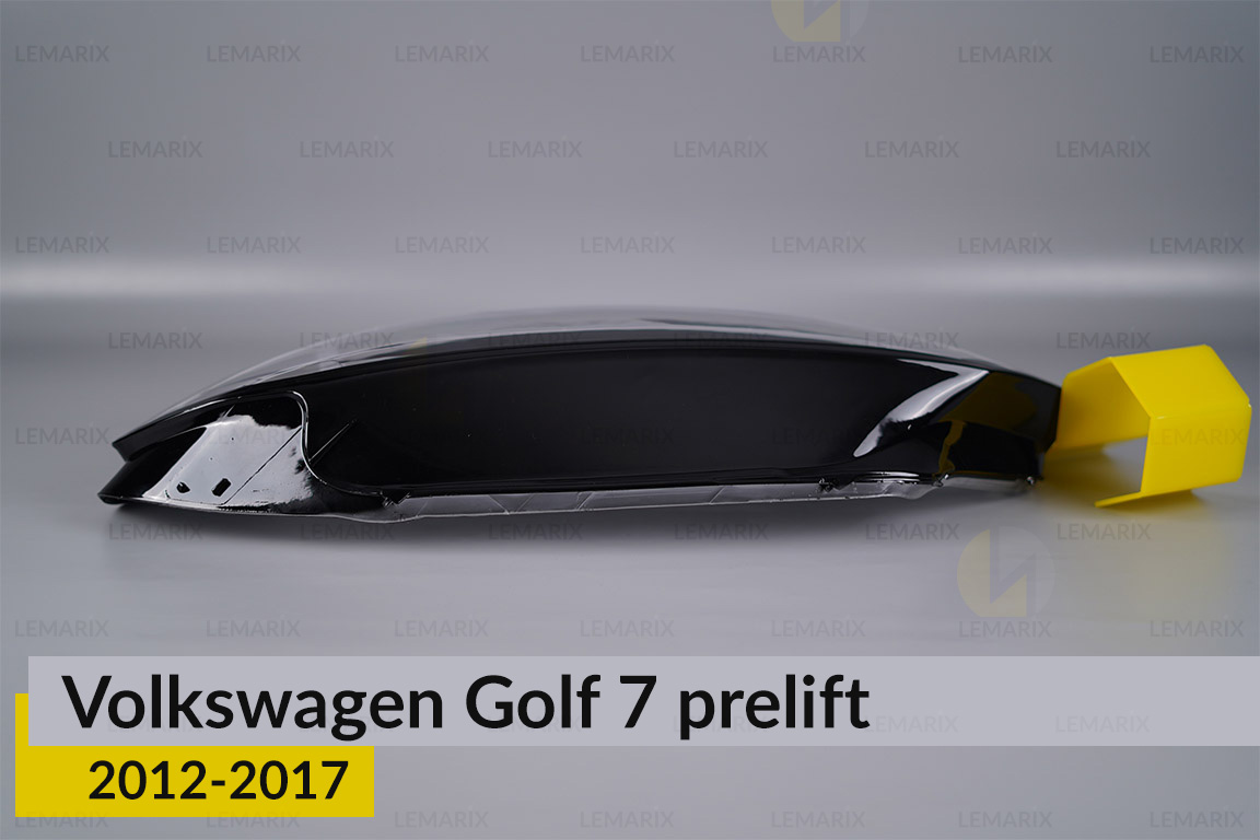 Стекло фары VW Volkswagen Golf 7 (2012-2017) полоски дорест левое
