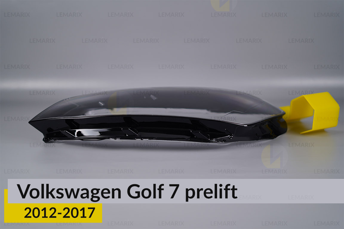 Стекло фары VW Volkswagen Golf 7 (2012-2017) полоски дорест левое