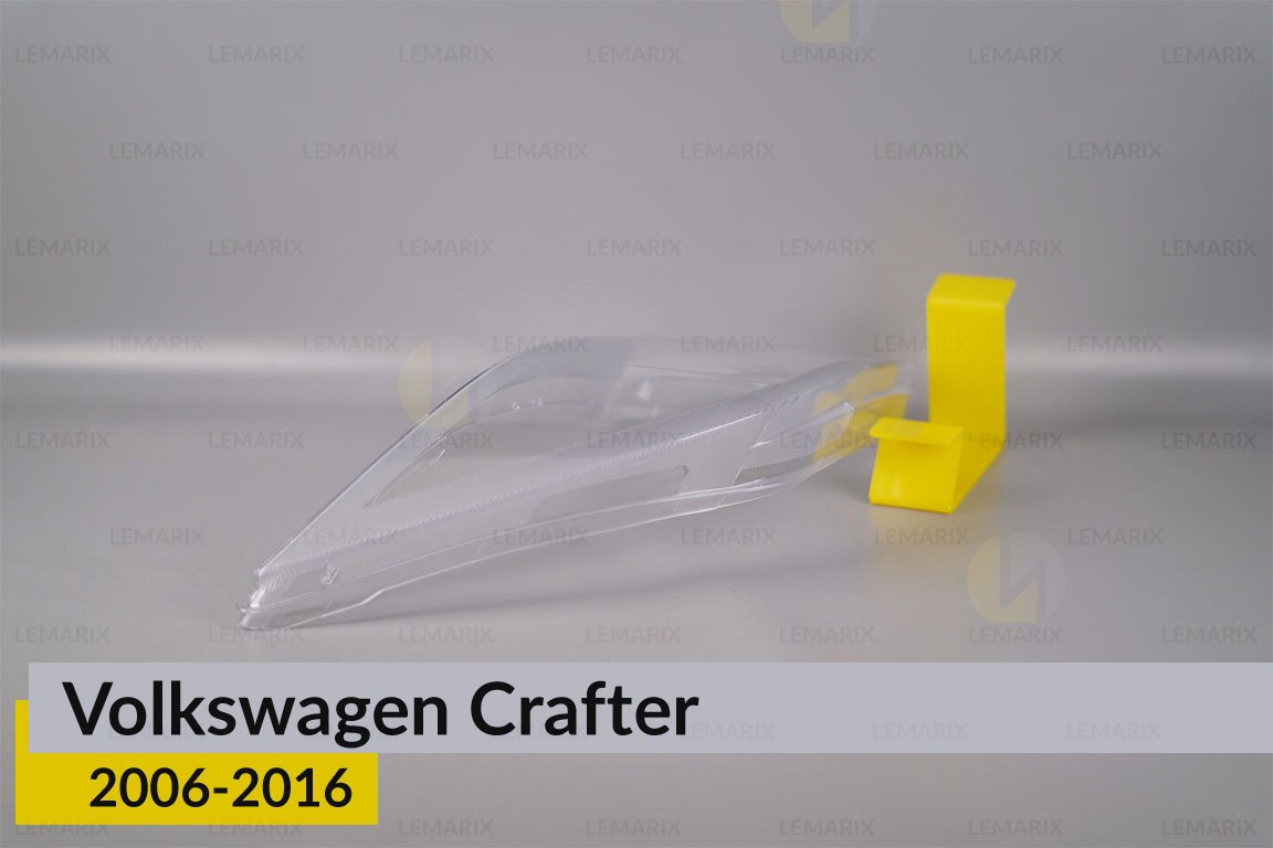 Скло фари VW Volkswagen Crafter (2006-2016) ліве