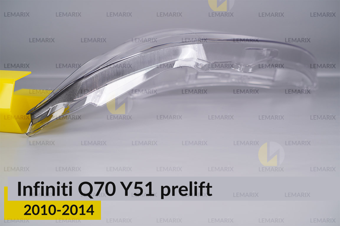 Стекло фары Infiniti Q70 Y51 (2010-2014) дорест левое