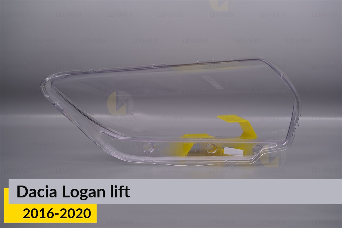 Стекло фары Dacia Logan (2016-2020) рест левое