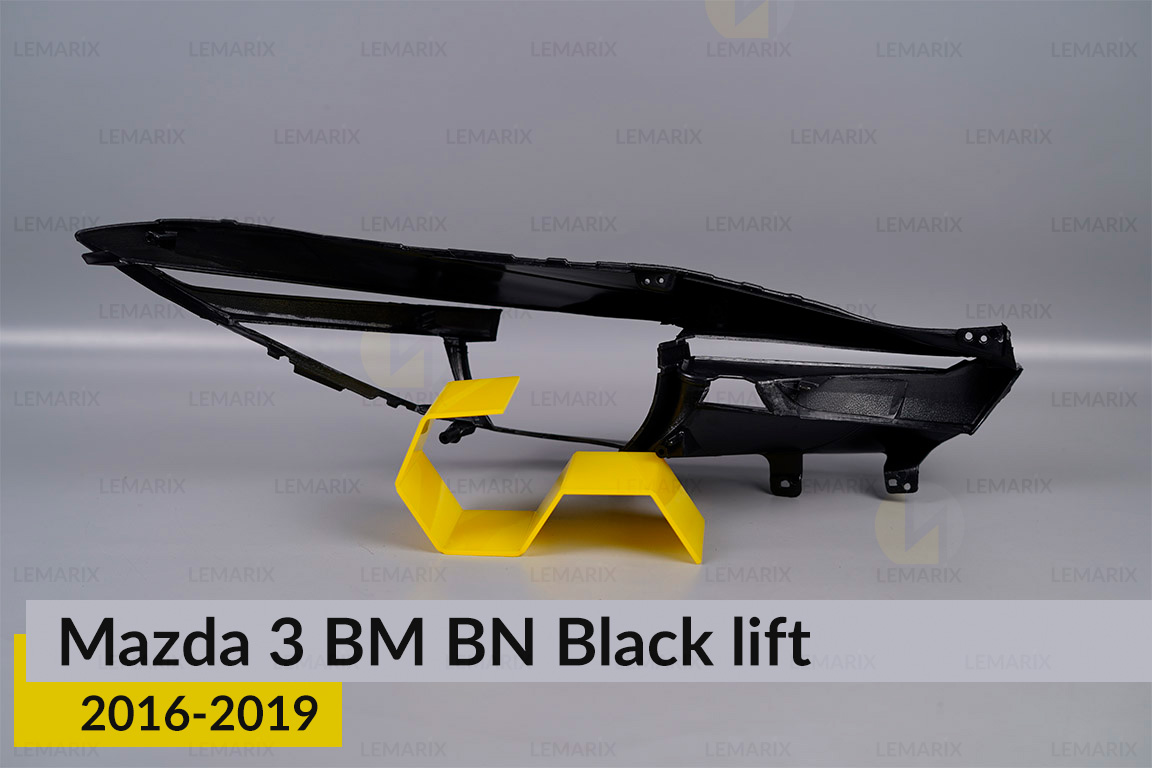 Декоративна маска Mazda 3 BM BN Black (2016-2019) рест ліва