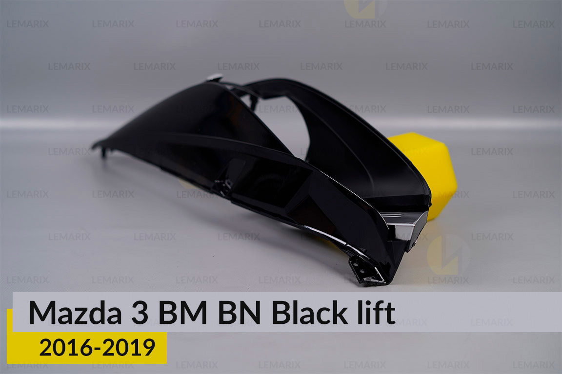 Декоративна маска Mazda 3 BM BN Black (2016-2019) рест ліва