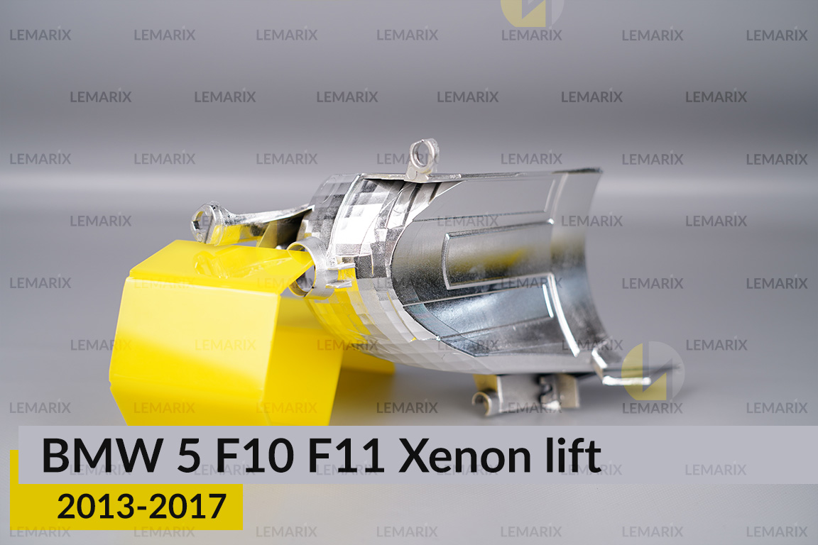 Хромований покажчик повороту BMW 5 F10 F11 Xenon (2013-2017) рест лівий