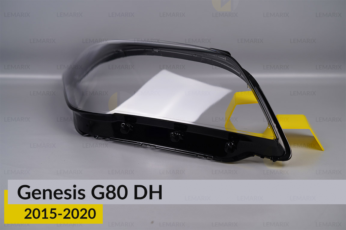 Скло фари Genesis G80 DH (2015-2020) праве