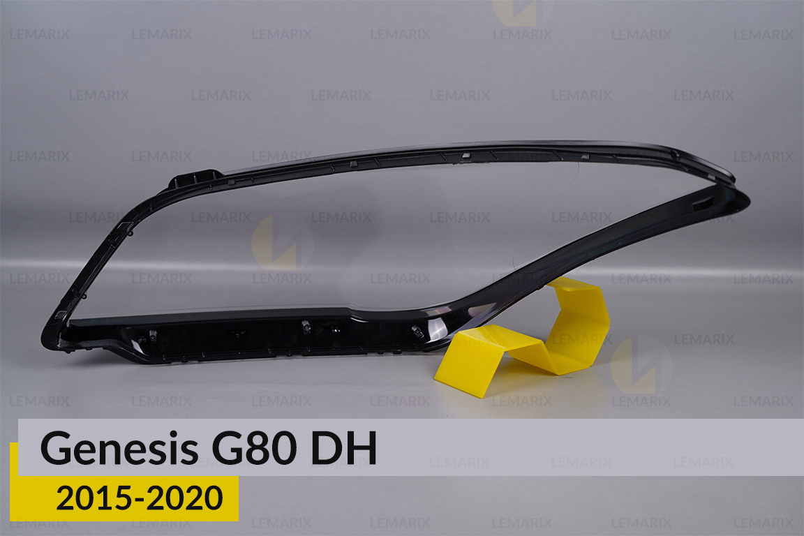 Скло фари Genesis G80 DH (2015-2020) праве