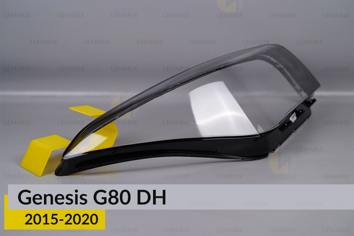 Скло фари Genesis G80 DH (2015-2020) праве