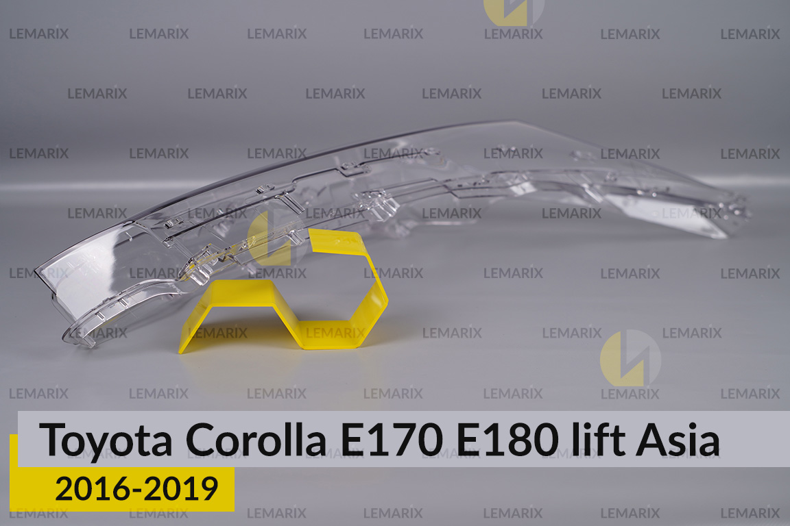 Скло фари Toyota Corolla E170 E180 Asia (2016-2019) рест праве