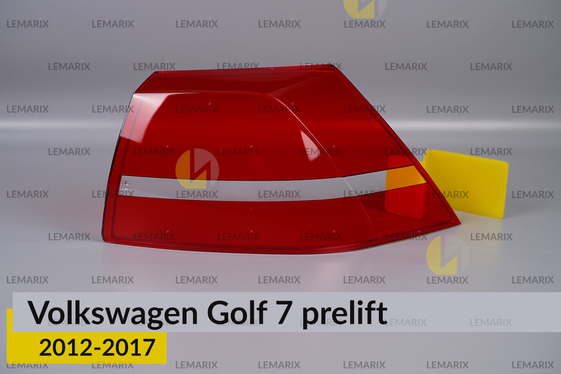 Стекло заднего фонаря внешнее в крыле VW Volkswagen Golf 7 (2012-2017) дорест правое