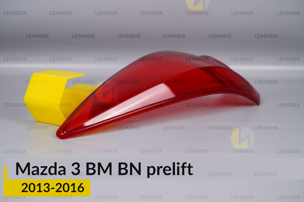 Скло заднього ліхтаря зовнішнє в крилі Mazda 3 BM BN (2013-2016) дорест праве
