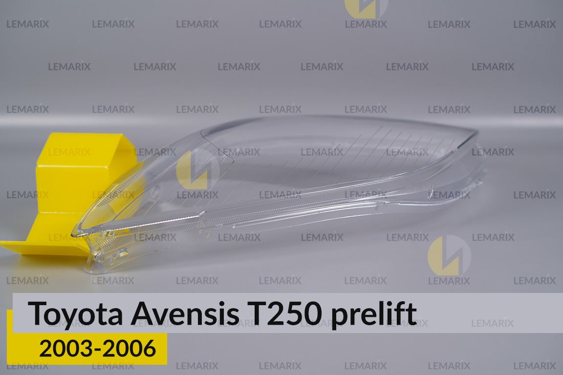 Скло фари Toyota Avensis T250 (2003-2006) дорест ліве