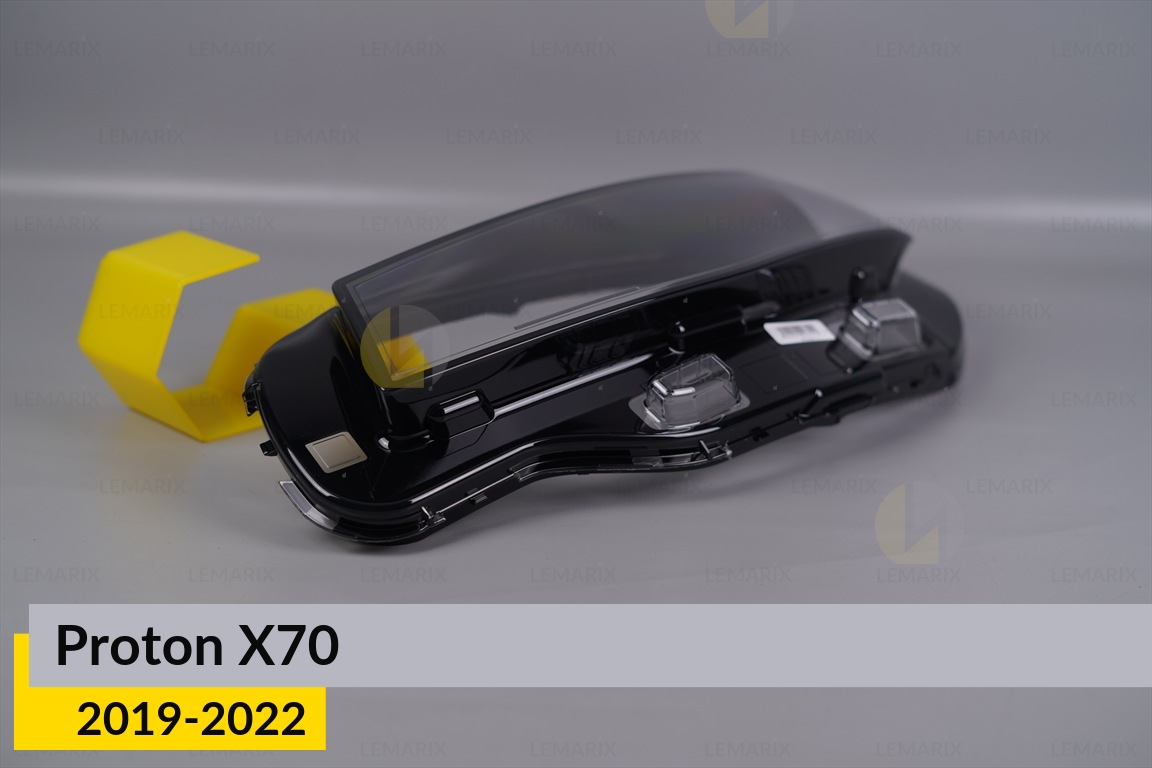 Скло фари Proton X70 LED (2019-2022) ліве