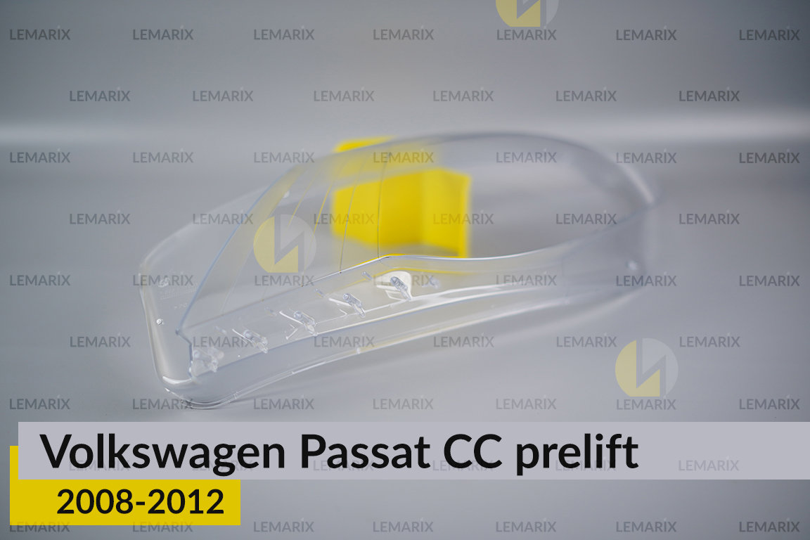 Скло фари VW Volkswagen Passat CC (2008-2012) дорест ліве