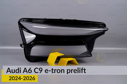 Скло фари Audi A6 C9 e‑tron (2024-2026) дорест праве