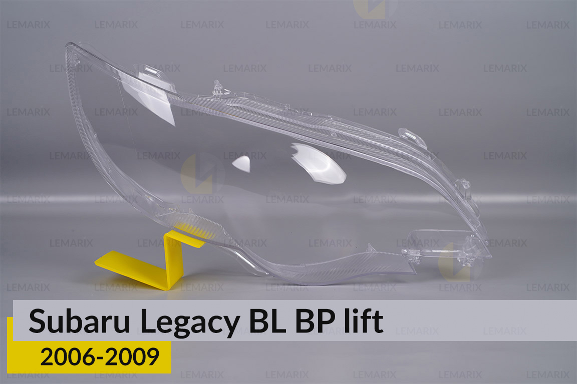 Стекло фары Subaru Outback BL BP (2006-2009) рест под омыватель правое