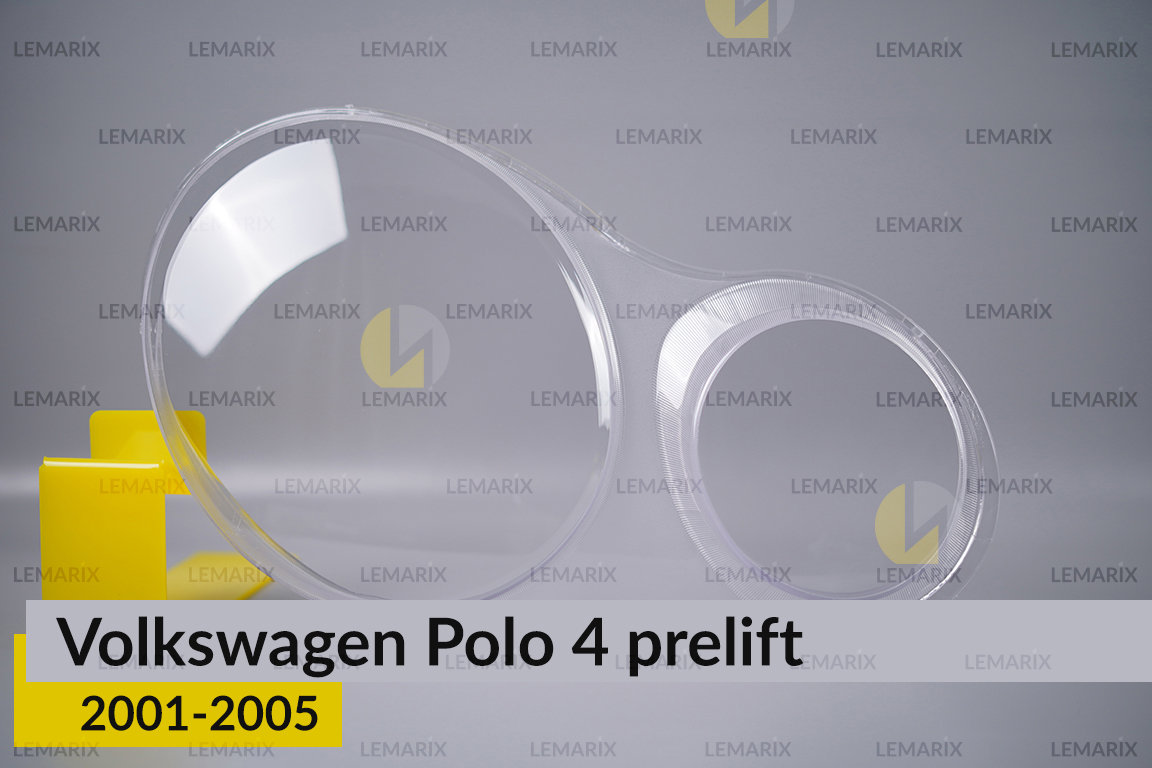 Стекло фары VW Volkswagen Polo 4 (2001-2005) дорест правое