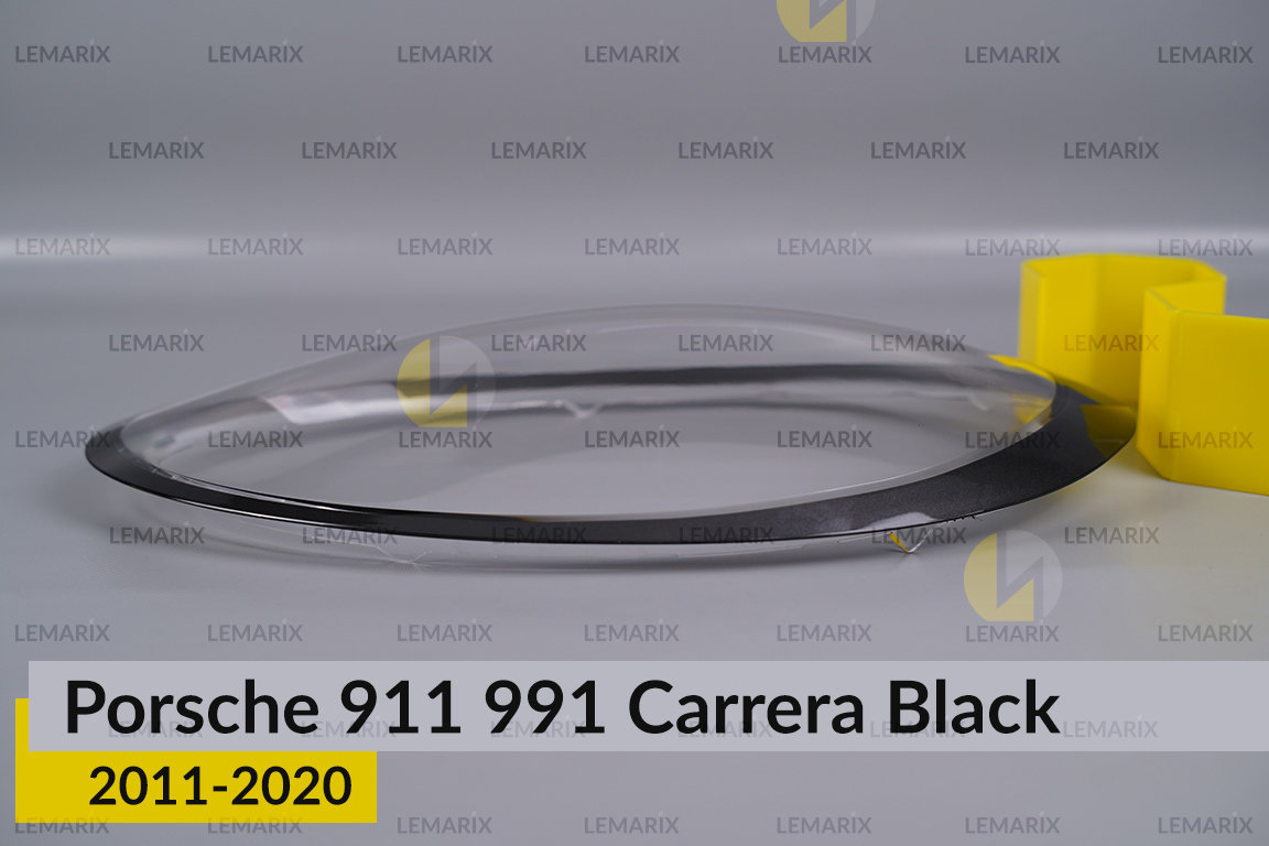 Стекло фары Porsche 911 991 Carrera Black (2011-2020) правое