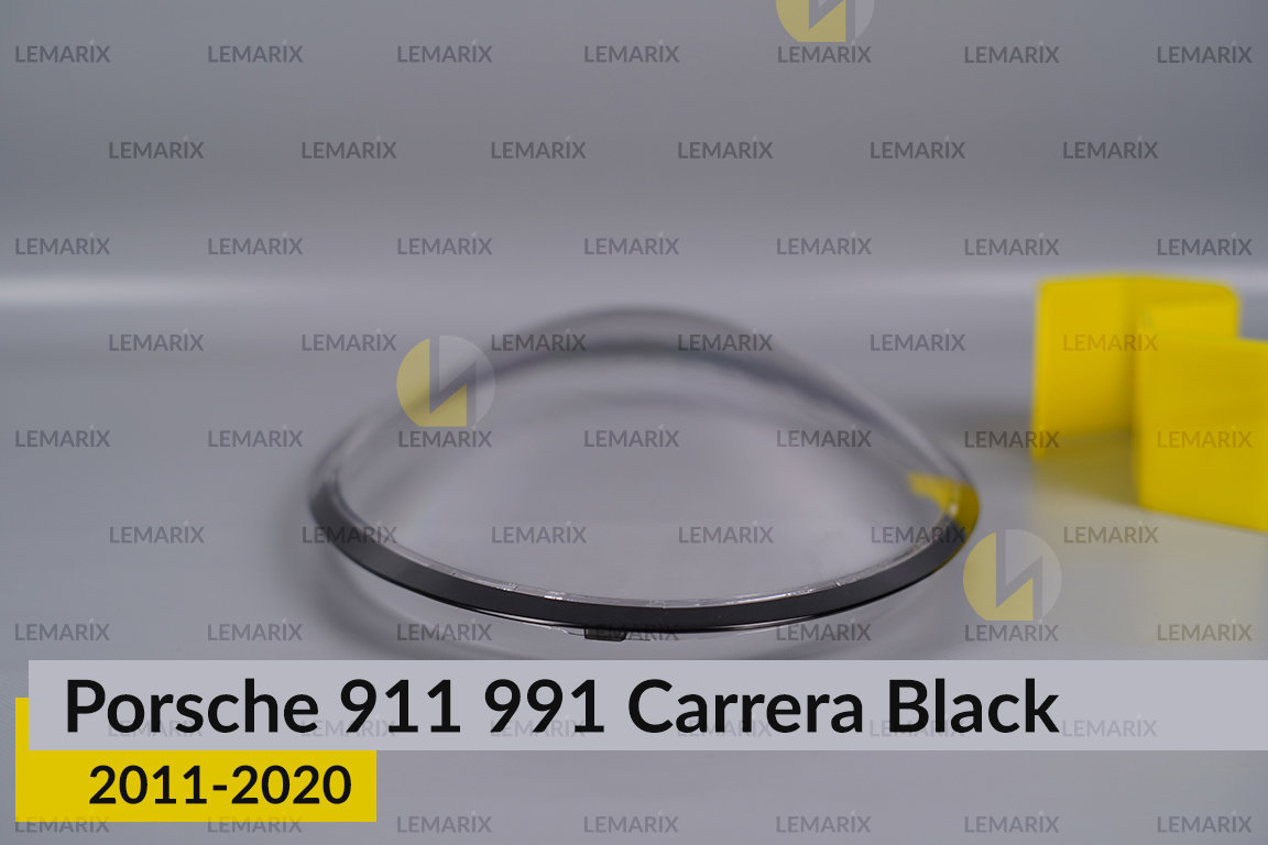 Стекло фары Porsche 911 991 Carrera Black (2011-2020) правое