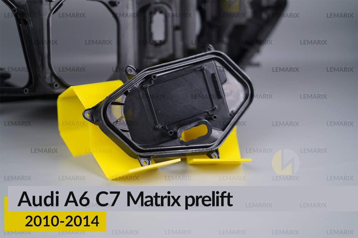 Сервисный комплект корпуса фар Audi A6 C7 Matrix (2010-2014) дорест левый