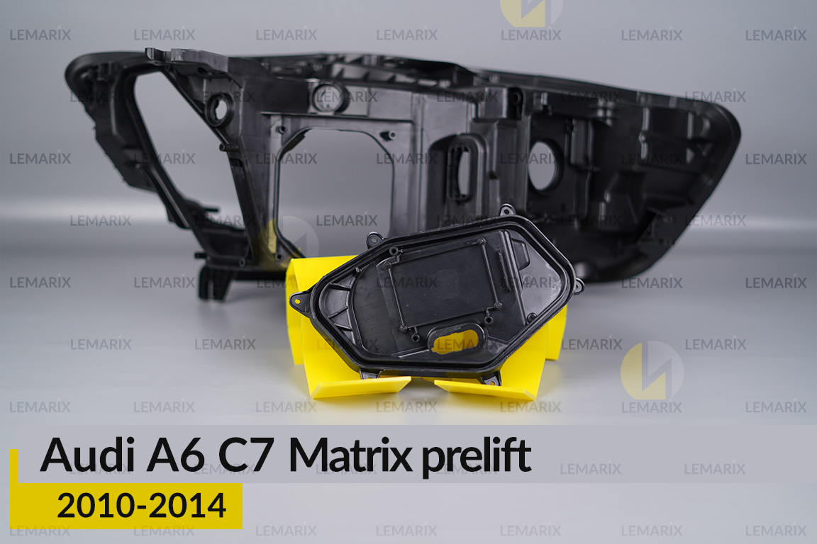 Сервисный комплект корпуса фар Audi A6 C7 Matrix (2010-2014) дорест левый