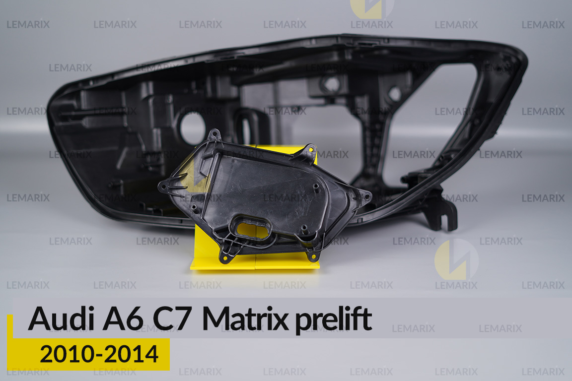 Сервисный комплект корпуса фар Audi A6 C7 Matrix (2010-2014) дорест левый