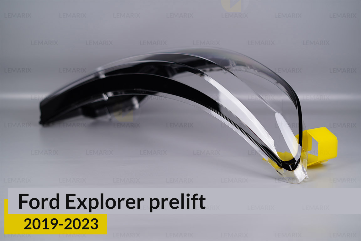 Скло фари Ford Explorer (2019-2024) дорест праве