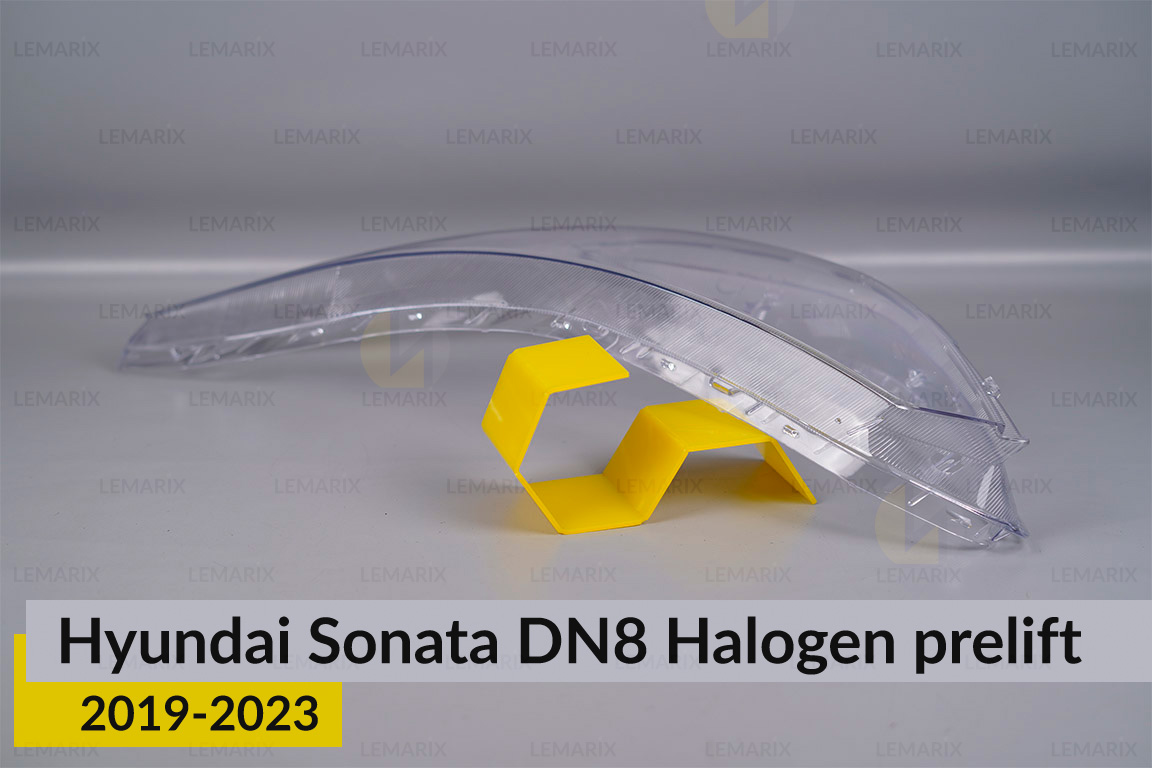 Стекло фары Hyundai Sonata DN8 Halogen (2019-2023) дорест левое