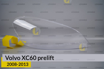 Скло фари Volvo XC60 (2008-2013) дорест праве