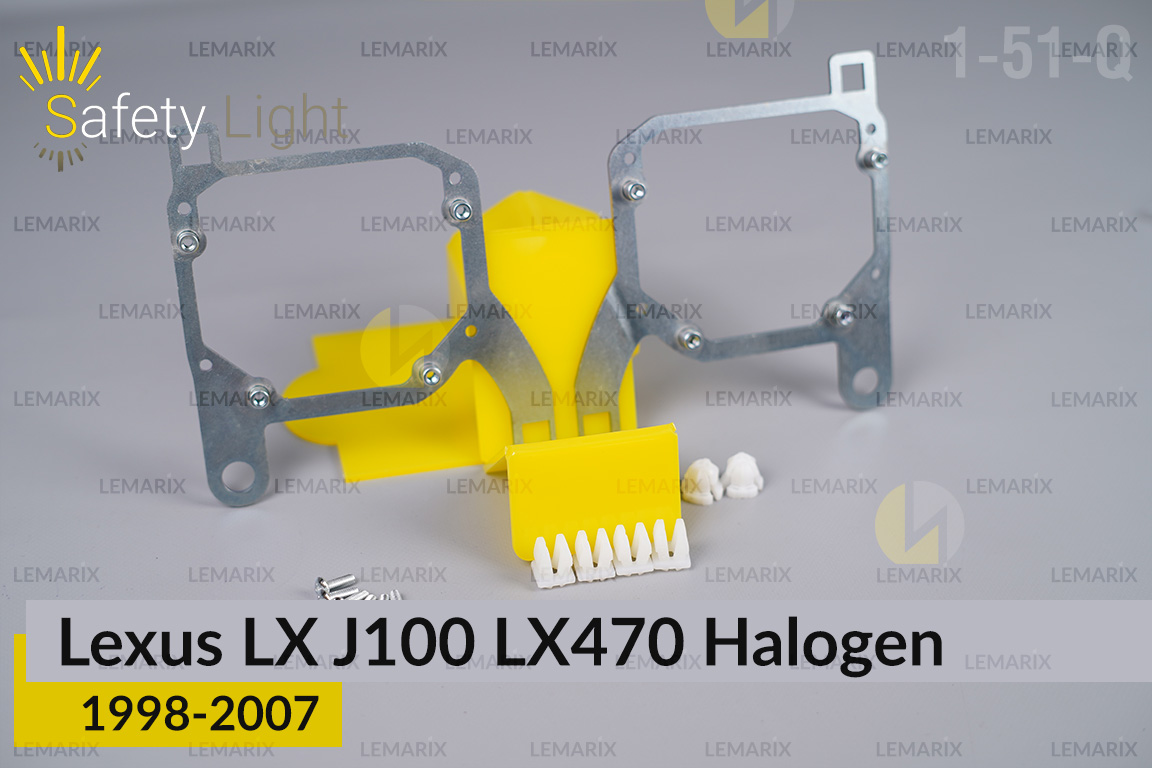 Переходная рамка для Lexus LX J100 LX470 Halogen (1998-2007)