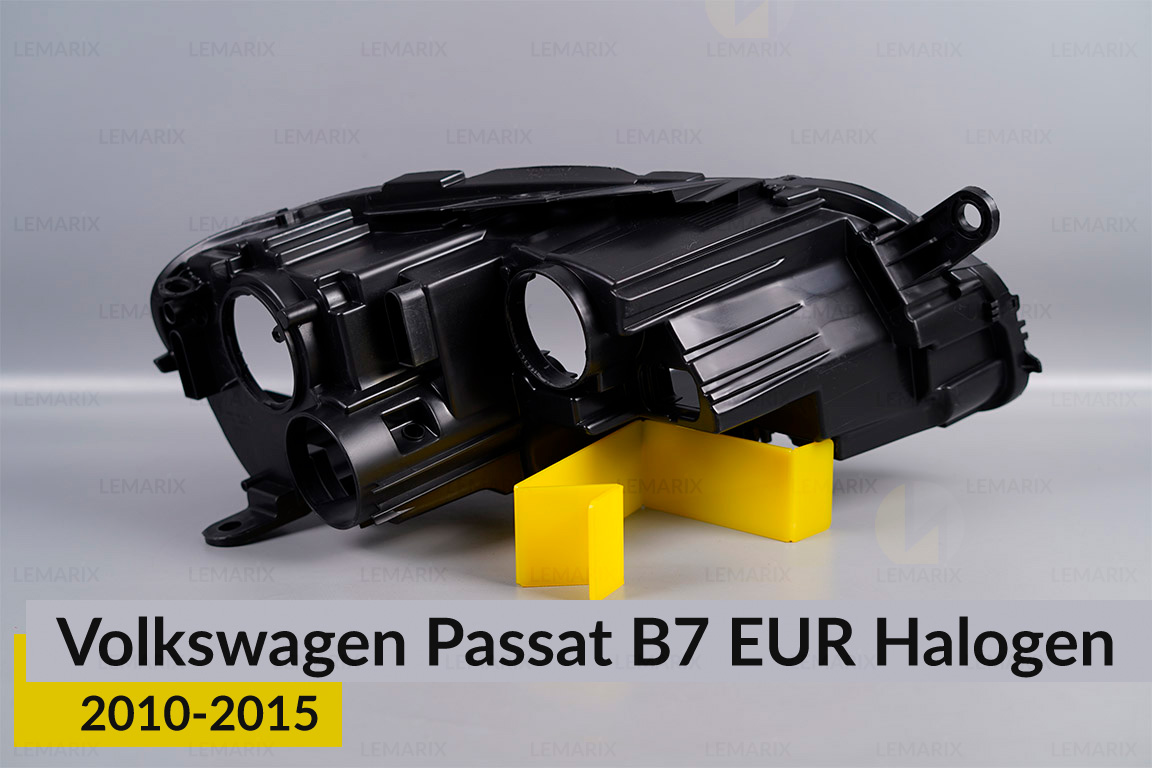 Корпус фары VW Volkswagen Passat B7 EUR Halogen (2010-2015) левый