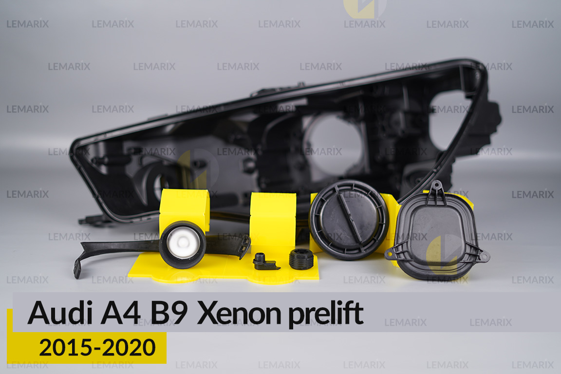 Сервисный комплект корпуса фар Audi A4 B9 Xenon (2015-2020) дорест левый