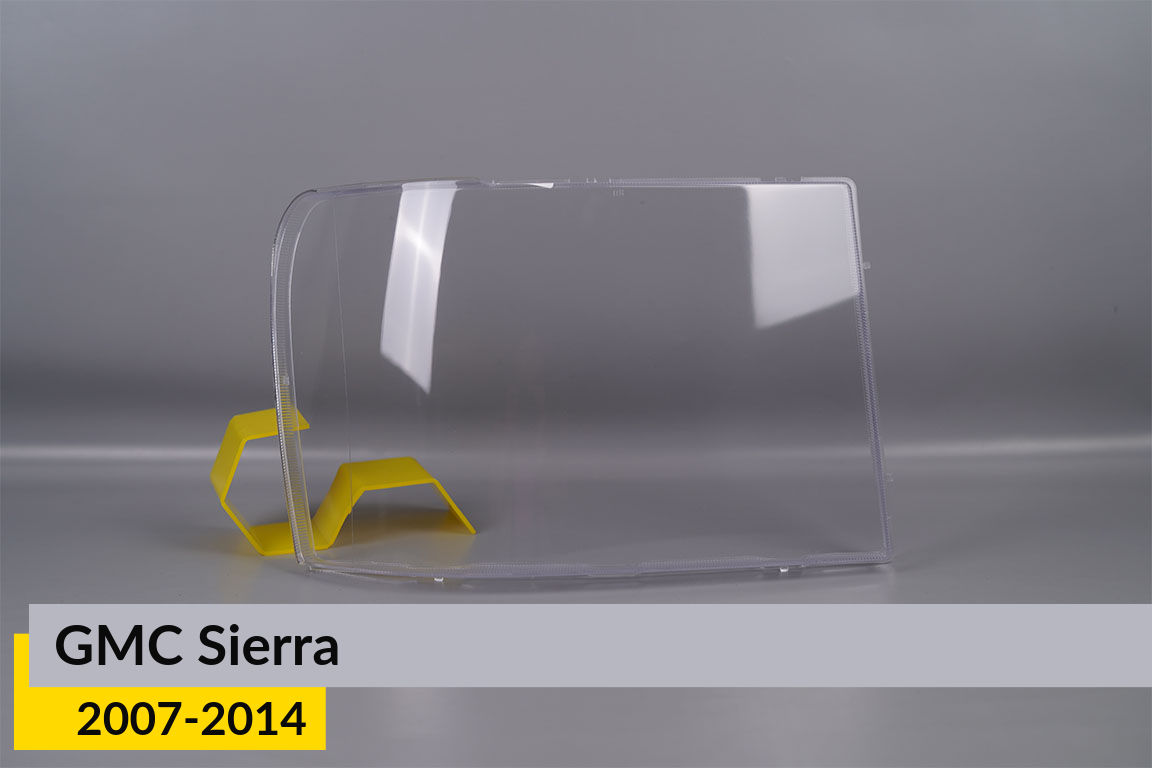 Стекло фары GMC Sierra (2007-2014) правое