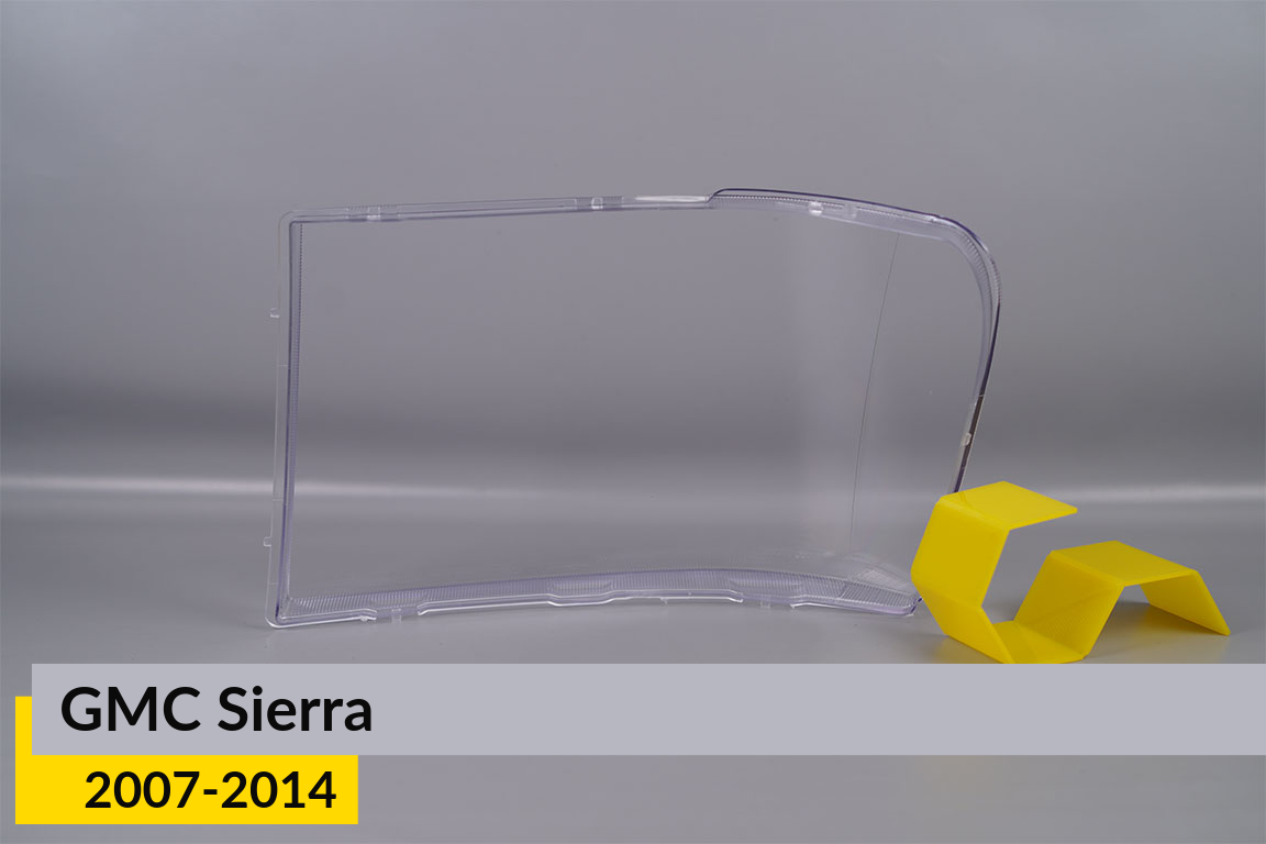 Стекло фары GMC Sierra (2007-2014) правое