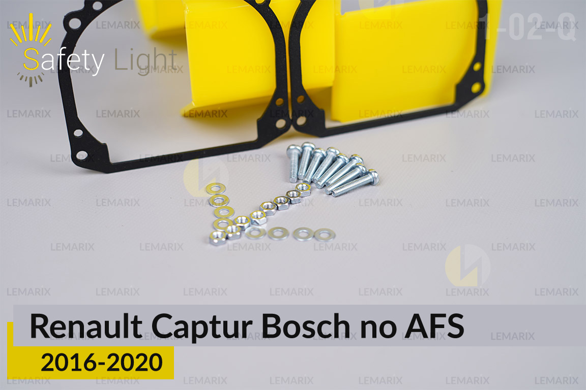 Перехідна рамка для Renault Captur Bosch no AFS (2016-2020) рест